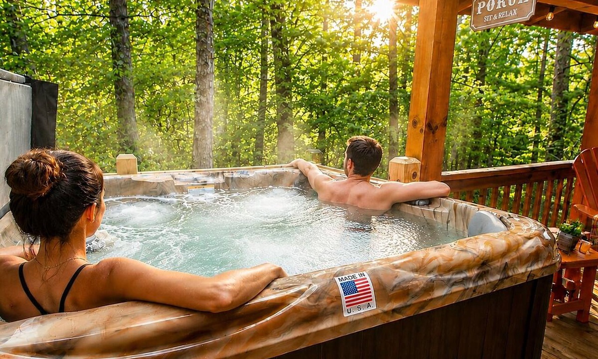 Eagle Mountain House | Rustic Cabin | Fire-Pit | Indoor Heated Pool | Hot Tub | Gym