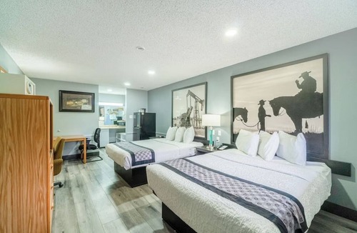 Ira Hotel | 2 Accommodations | Great Value Stay in Snyder, TX | 2 Queen Beds w/Kitchenette