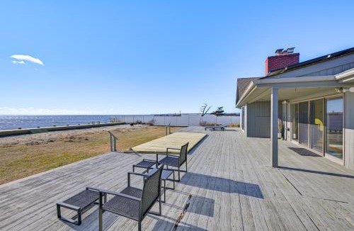 East Patchogue House | Bayfront Home in Patchogue w/Deck & Fishing Dock