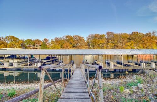 Tia Juana House | Deck & Boat Dock: Lakefront Cabin in Eucha!