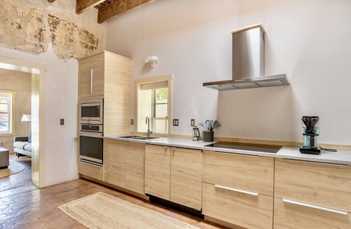 Barrio Historico Condo | Downtown Rustic Adobe - Newly Renovated Historic Property - KING Bed & Parking