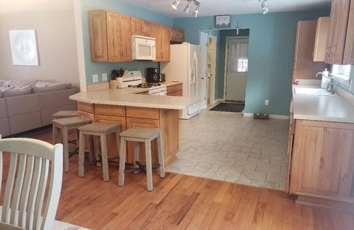 Jay House | Jay River Front Three Bedroom. 2 miles to Jay Peak