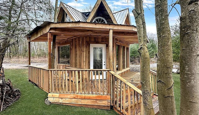 Cozy Secluded Tiny Cabin for a True Getaway in the Outdoors Surrounded by Nature in Simcoe, Ontario