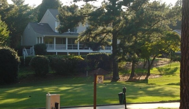 Enjoy Panoramic Views of Pinehurst at the Golf-Front Three Green Retreat!