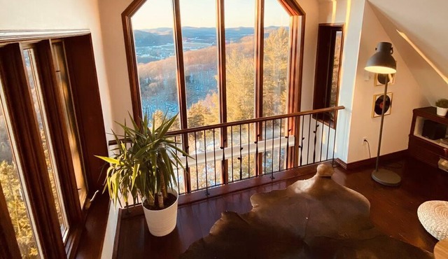 Secluded Mountaintop Chalet - 230 Acres W/ 2 Private Lakes and Hot Tub Spa L in La Conception