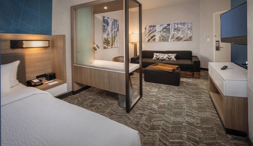 Suite, Multiple Beds, Hearing Accessible (Accessible Bathtub)