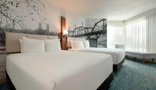 Deluxe Double Room with Two Double Beds - Non-Smoking